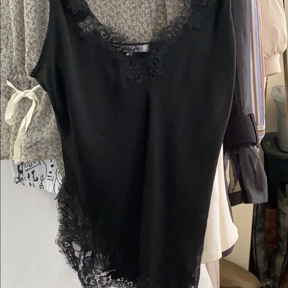 SOLD Helmut Lang Silk Lace Tank Top - Picture 4 of 8